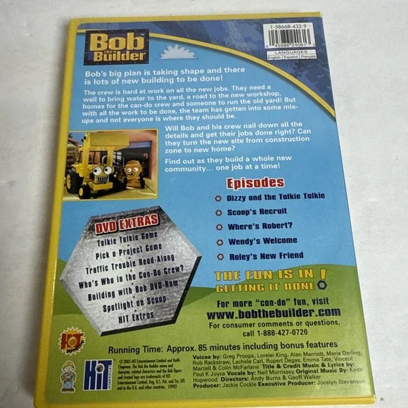 Bob the Builder: Build It and‎ They Will Come (2005) DVD - Picture 2 of 3